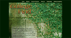 Desktop Screenshot of collegefindus.com